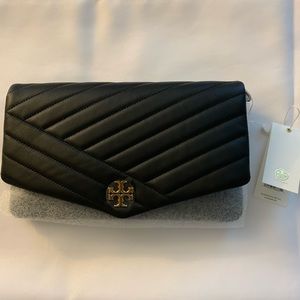 Tory Burch Kira Chevron clutch bag NWT